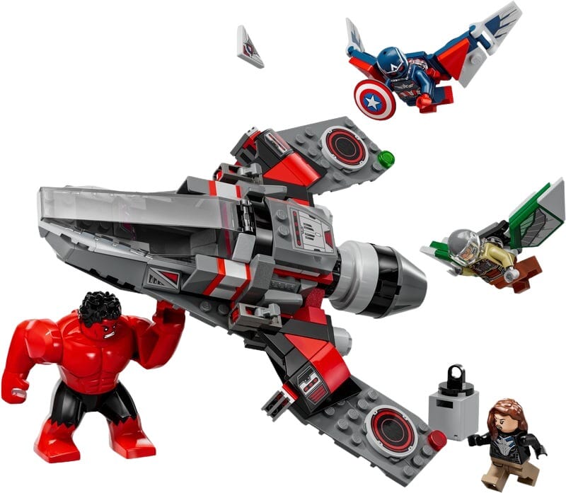 Set de combat Captain America contre Red Hulk