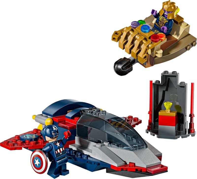 Marvel Superhelden Bouwset met Captain America en Thanos