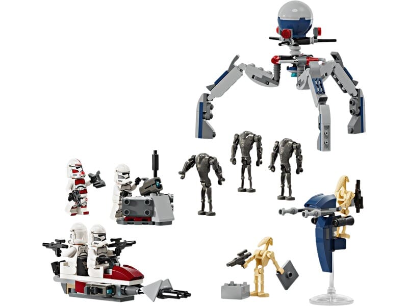 Clone Trooper and Battle Droid Battle Pack