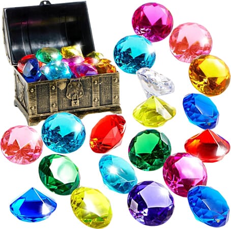 Gemmes de Plongée avec Coffre de Pirate