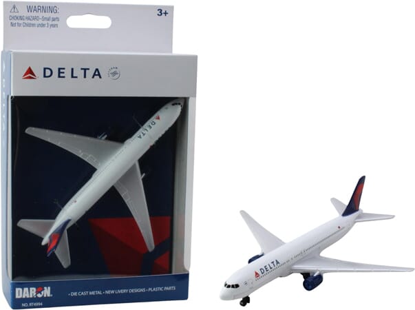 Aereo Delta in Metallo Die-Cast