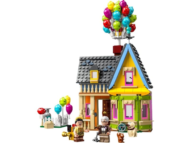 Maison volante Disney Là-haut avec ballons colorés