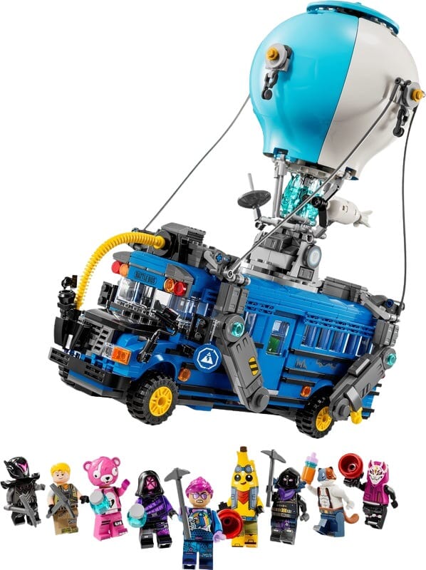 Fortnite Battle Bus Bouwset met 9 Minifiguren