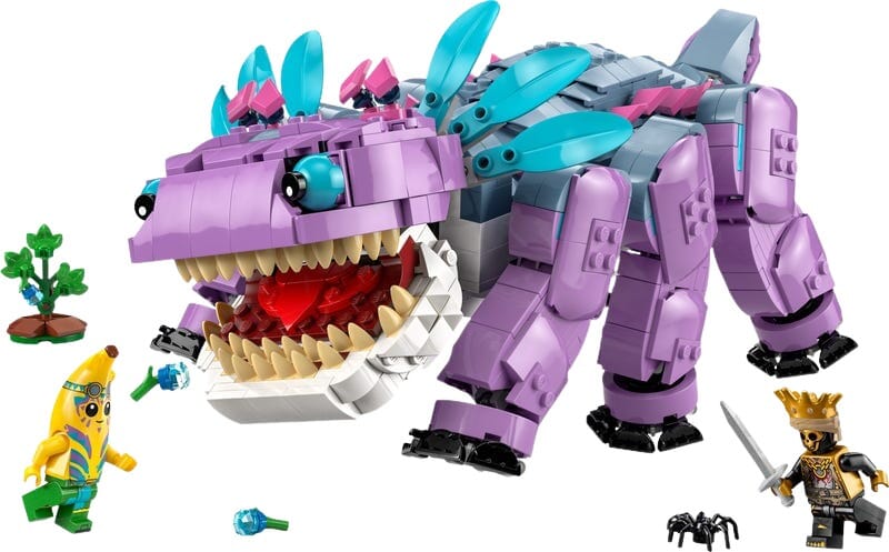 Set de Construcción del Dinosaurio Klombo de Fortnite