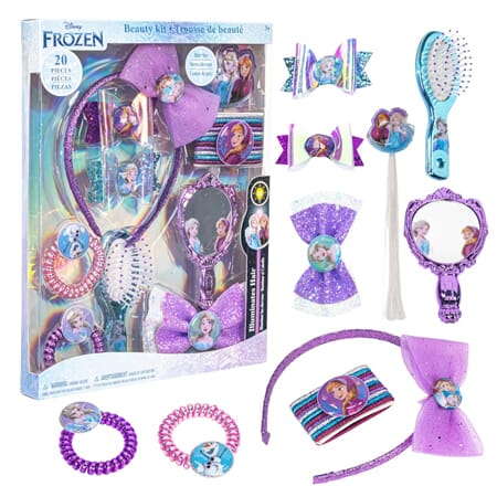 Frozen Kapsalon Set met Lichtgevende Haarextensie