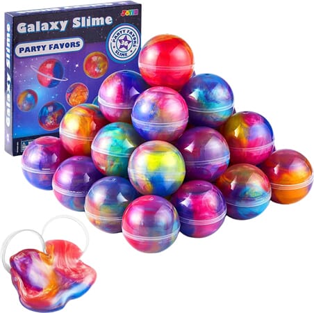 Galaxslime-bollar i miniformat - 36-pack