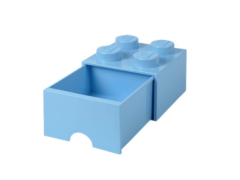 Jättelik LEGO-kloss med förvaringslåda