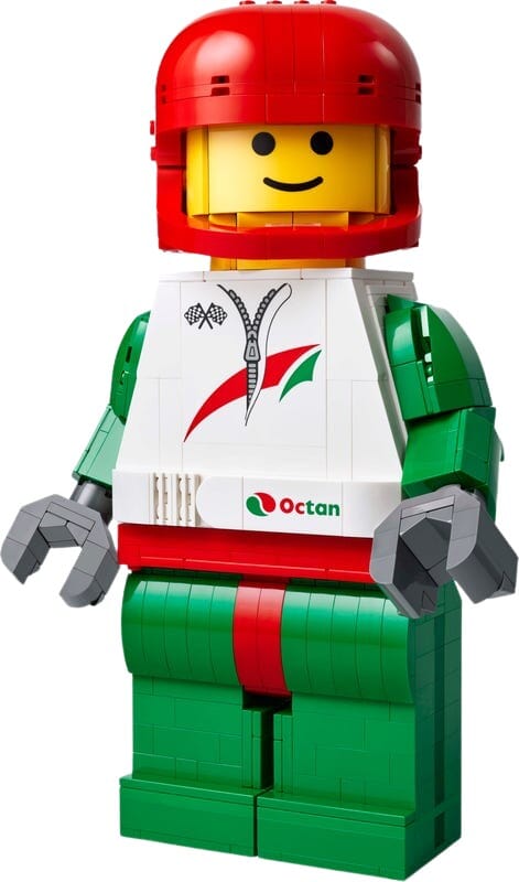Reusachtige Racecoureur Minifiguur Bouwset