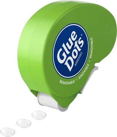 Distributeur de Pastilles Adhésives Sans Dégâts