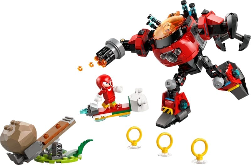 Set de Combat LEGO Knuckles contre le Mech d'Eggman
