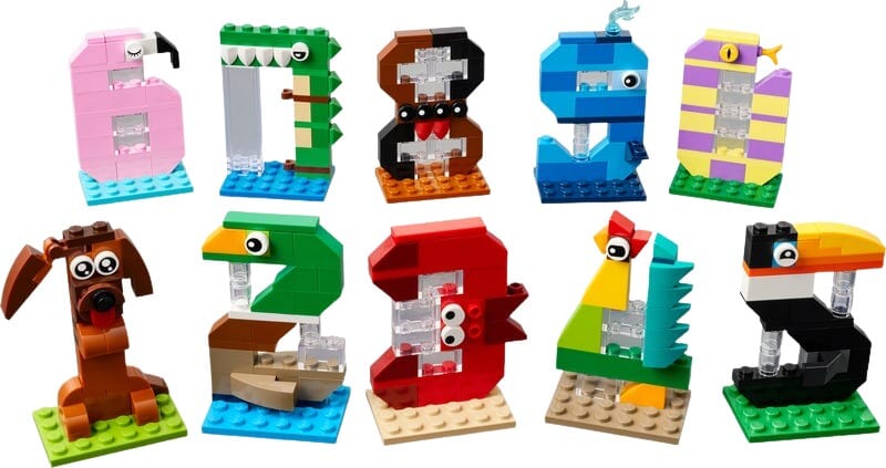 Set LEGO Chiffres Animaux d'Anniversaire