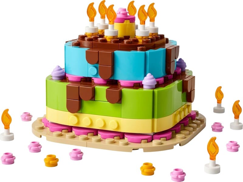 LEGO Födelsedagstårta att bygga