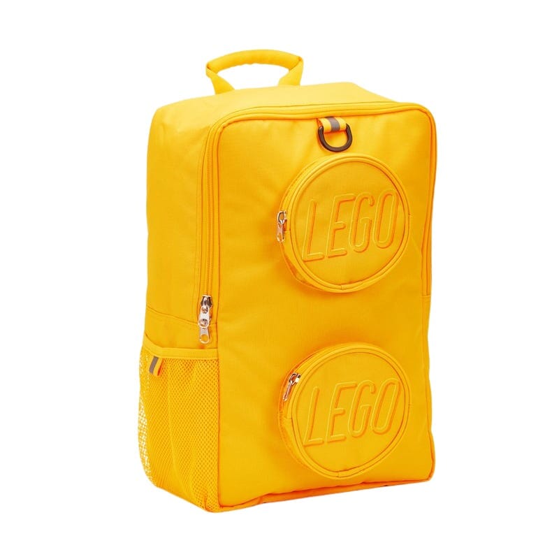 Zaino LEGO con Tasche a Mattoncino Arancione Fiamma