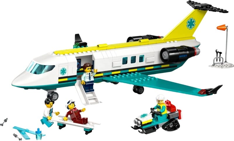 LEGO City Rettungsflugzeug mit Krankenstation