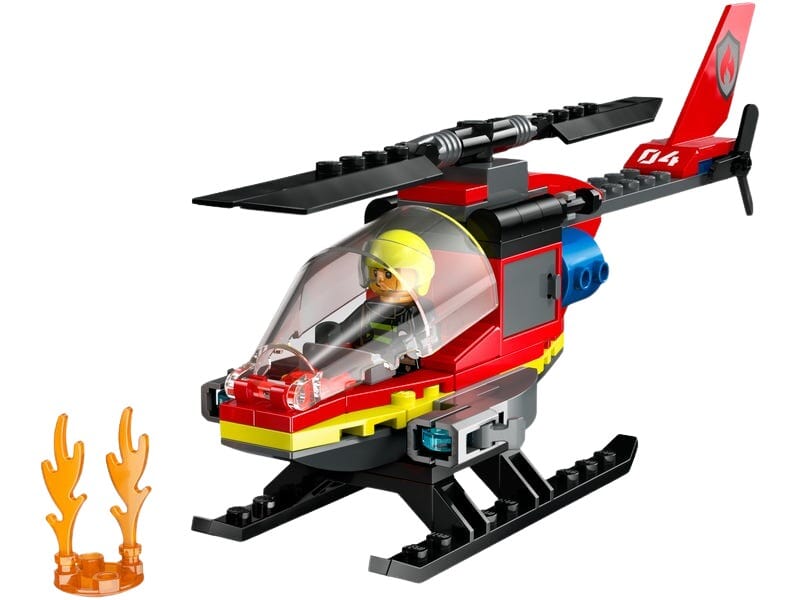 LEGO City Räddningshelikopter med vattenkanoner