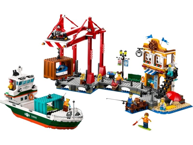 LEGO City Seaside Harbor with Cargo Ship