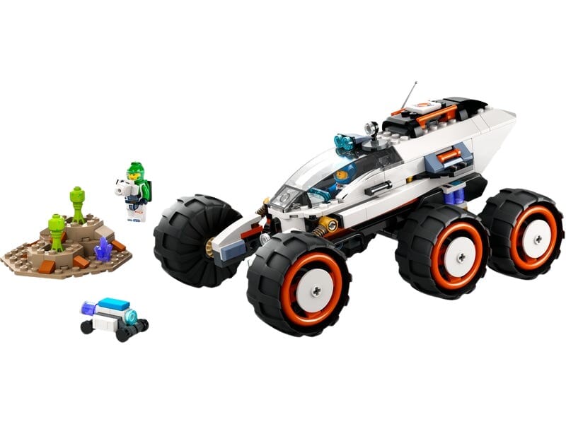 LEGO City rymdutforskningsset med sexhjulig rover och utomjording