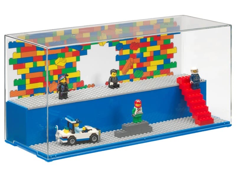 LEGO-monter med byggplattor