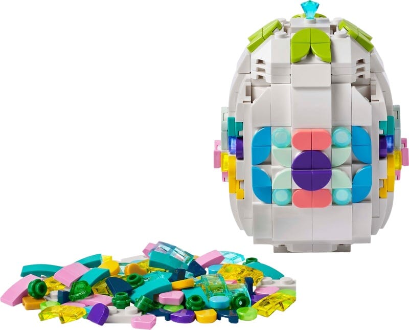 Œuf de Pâques décoratif LEGO à construire