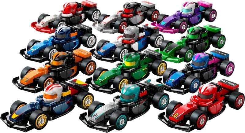Sets de voitures de course LEGO F1 mystère