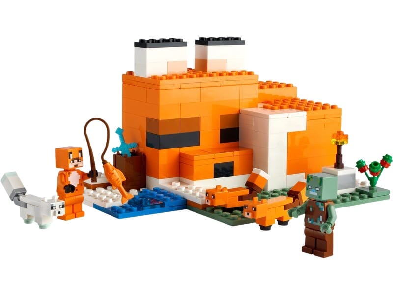 LEGO Minecraft Vossenhuis Bouwset