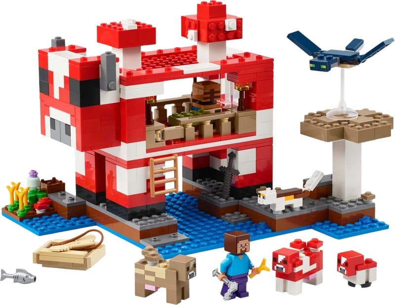 LEGO Minecraft Mooshroom House