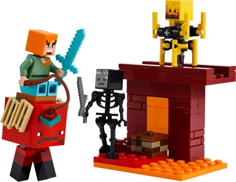LEGO Minecraft Nether-Lavaschlacht Bauset