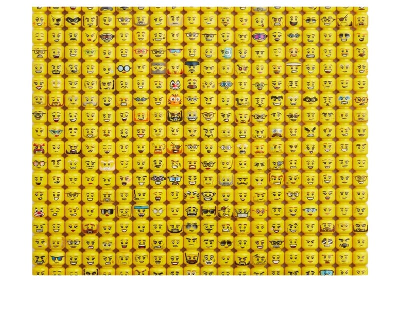 LEGO Minifigure Faces 1,000-Piece Puzzle