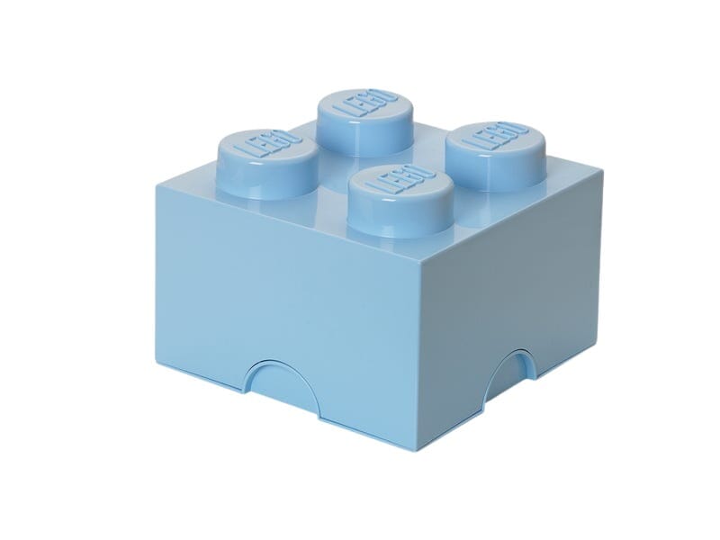 LEGO Opbergdoos in Vorm van Grote Bouwsteen - Lichtblauw