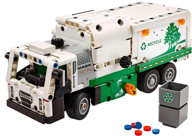 Set da Costruzione Camion Spazzatura Elettrico