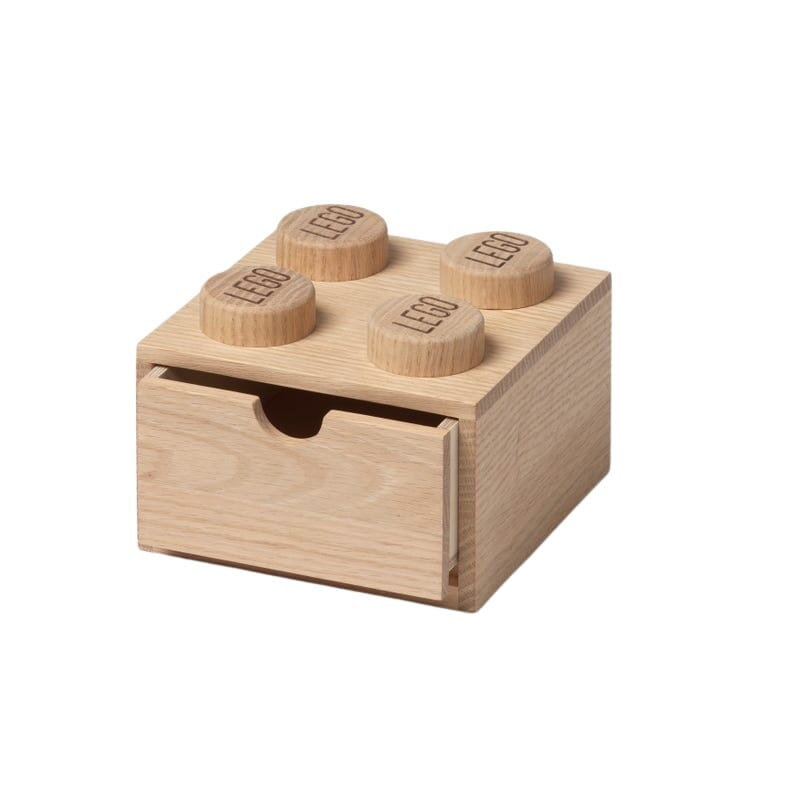 Tiroir de rangement LEGO en chêne clair