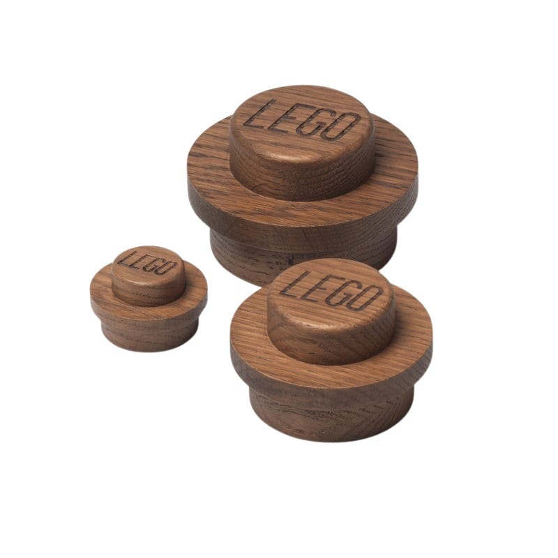 LEGO Wooden Wall Hooks