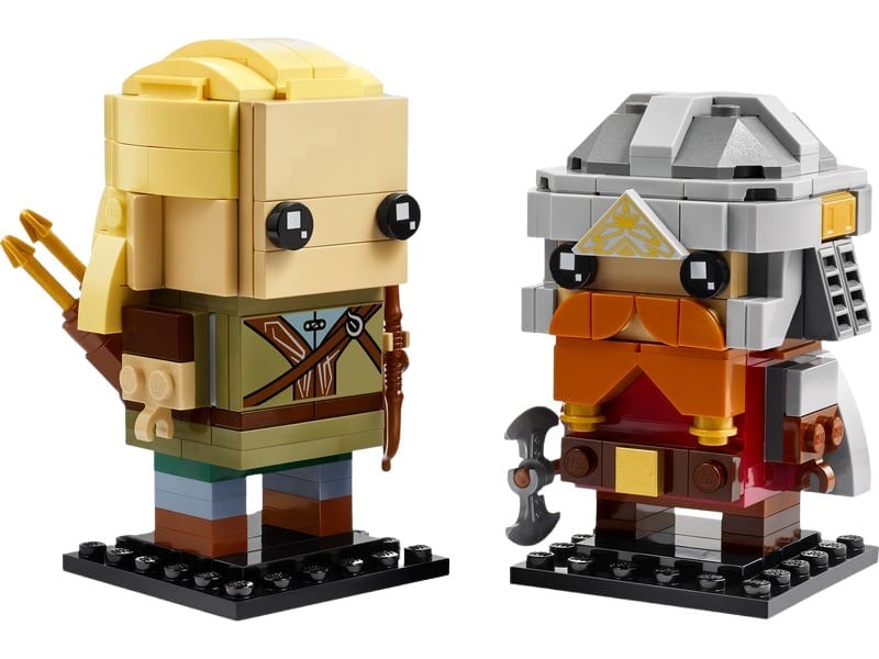 Set BrickHeadz de Legolas y Gimli