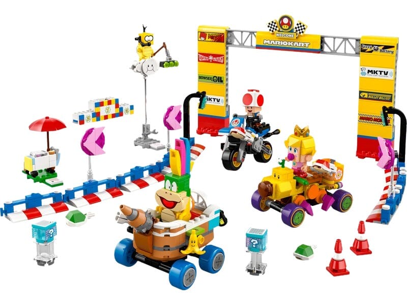 Set de Construction Lego Mario Kart avec Lanceurs de Carapaces