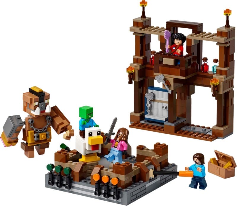 Set Minecraft Arena di Combattimento con Comandi Meccanici