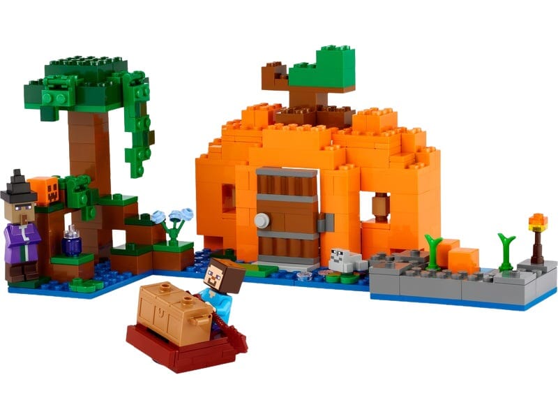 Maison Citrouille Minecraft avec Marais