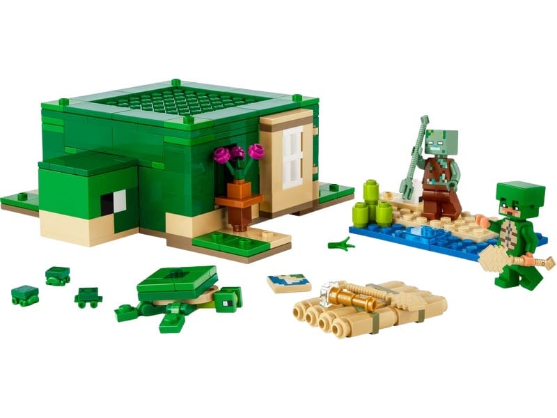 Minecraft Schildkröten-Strandhaus Bauset