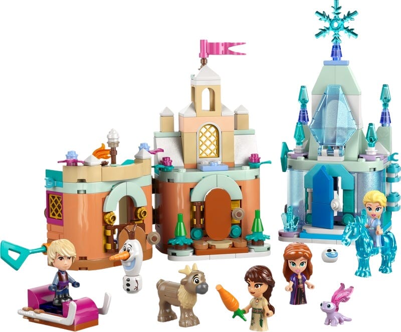 Mini-Schlösser aus Frozen mit Elsa und Anna