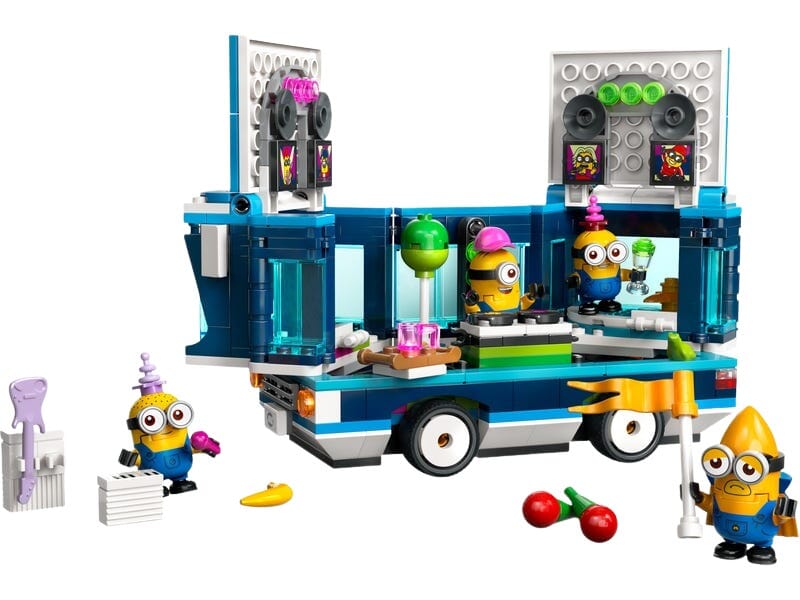 Minions Party-Bus Bauset mit Musik-Bühne