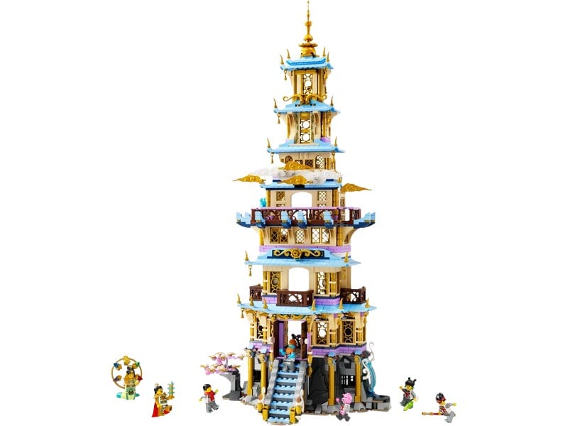 Set de Construcción Pagoda Celestial de Monkie Kid