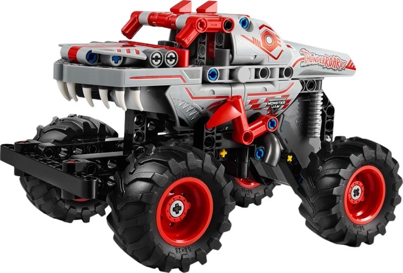 Set de Camión Dinosaurio Monster Jam con Motor de Retroceso