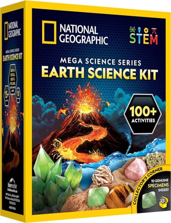 Kit de sciences avec expériences volcaniques