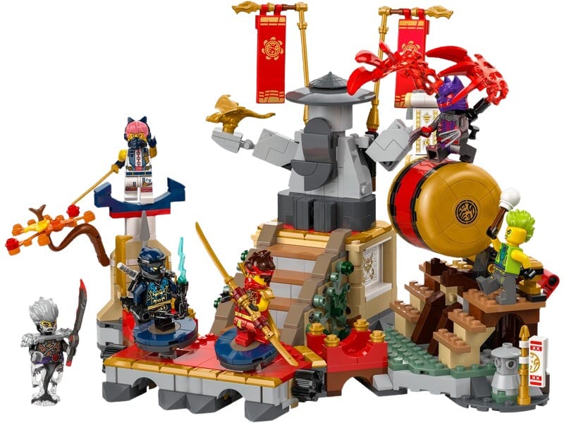 Arène de Combat NINJAGO avec Plateformes Tournantes