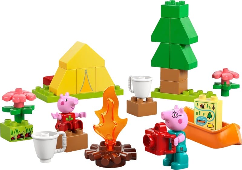 Set Campeggio Peppa Pig con Tenda e Canoa