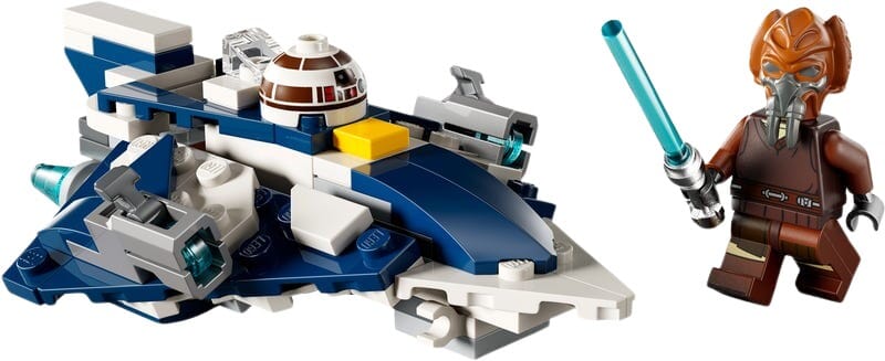 Star Wars Microfighter met Plo Koon - Compact Ruimteschip Bouwset