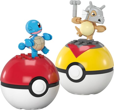 Pokémon Squirtle & Cubone Building Blocks