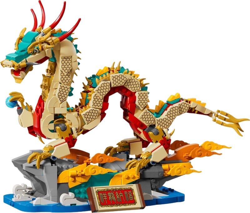 LEGO-drake för kinesiska nyåret