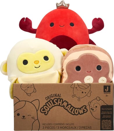 Zestaw 3 tajemniczych pluszaków Squishmallow