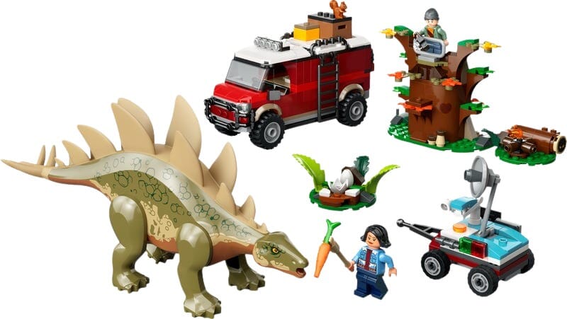 LEGO Dinosaurie Forskningsset med Stegosaurus
