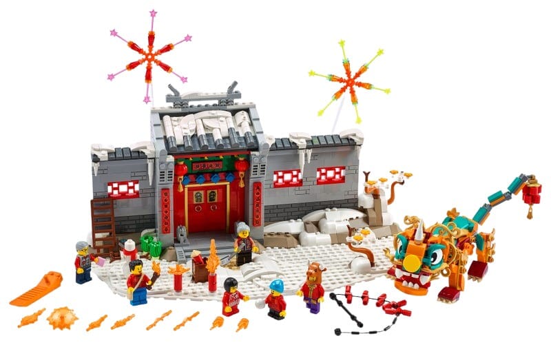 Lego Kinesiskt Nyår med Nian-monster